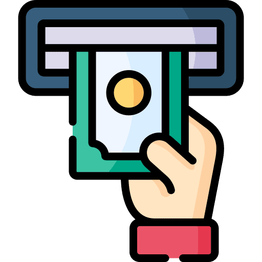 Instant BDT withdrawal icon for PJOK payouts